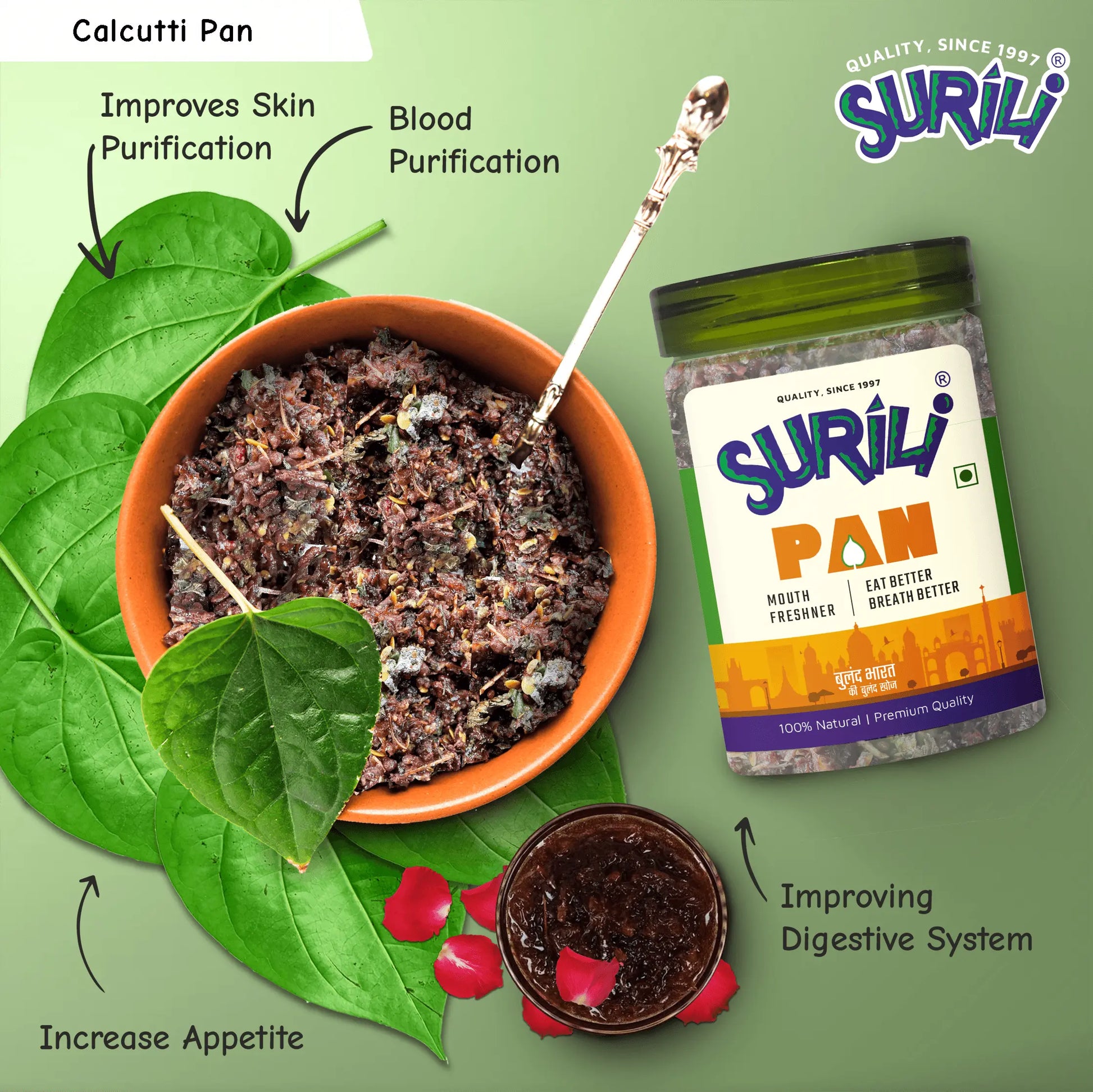 Calcutti Pan without Supari - Refresh, Anytime Anywhere.