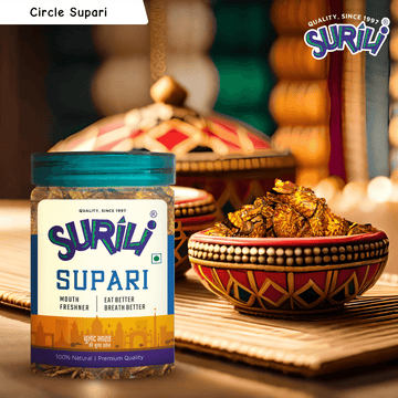 Circle Supari - Refresh, Anytime Anywhere.
Surili Mukhwas