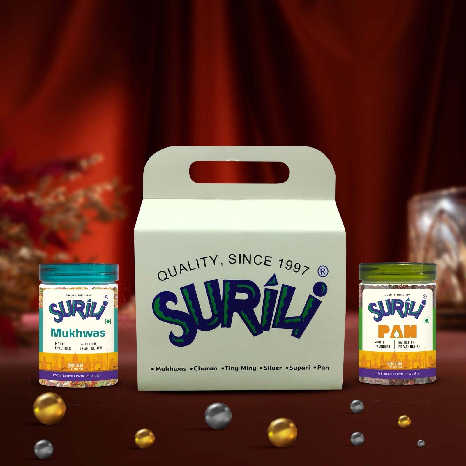 Gift set of 2 - Refresh, Anytime Anywhere.
Surili Mukhwas