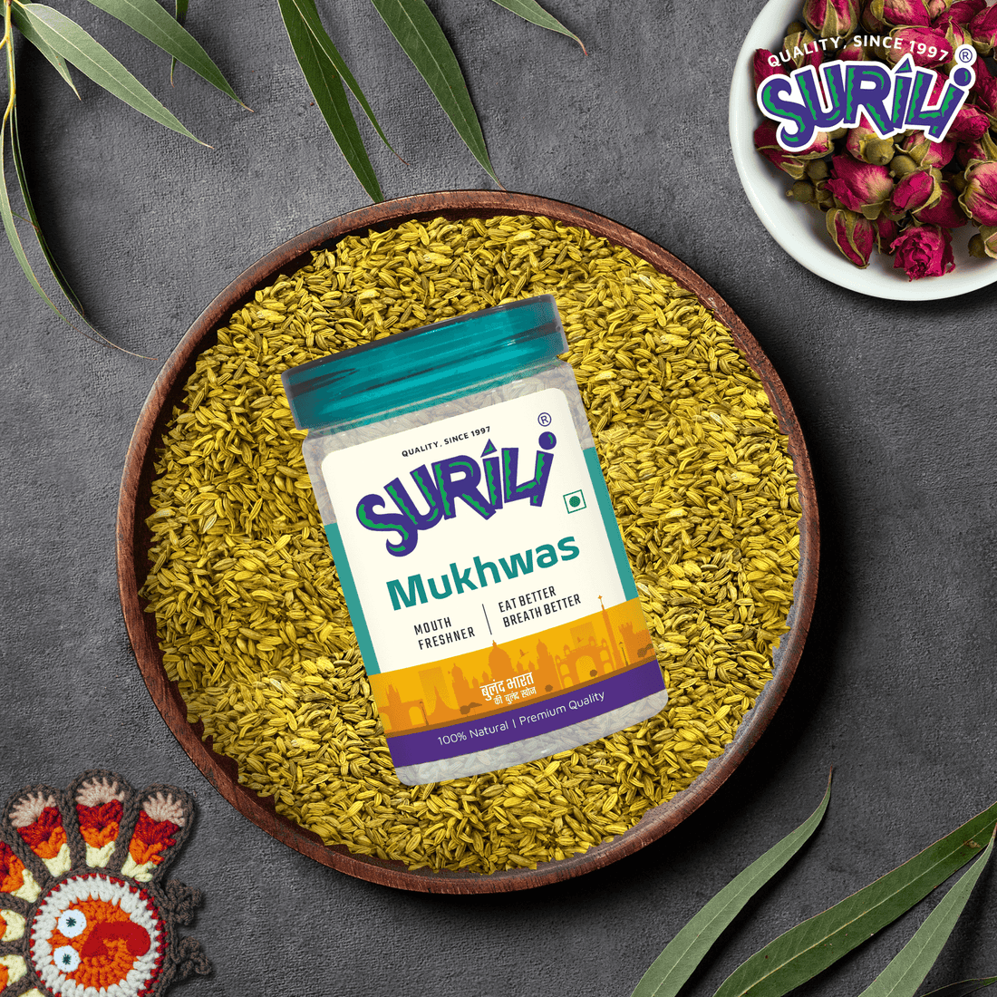 Salty Roasted Souf - Refresh, Anytime Anywhere.
Surili Mukhwas