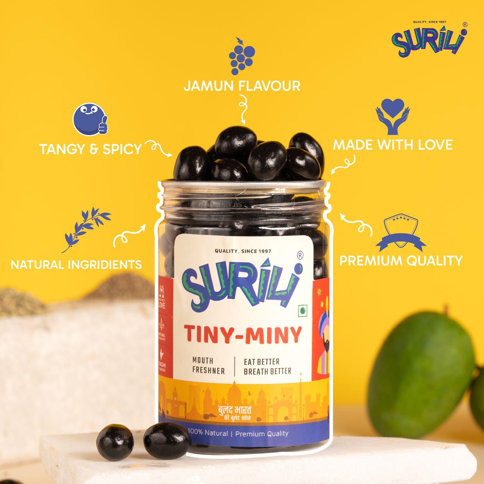 Jamun Shots - Refresh, Anytime Anywhere.
Surili Mukhwas