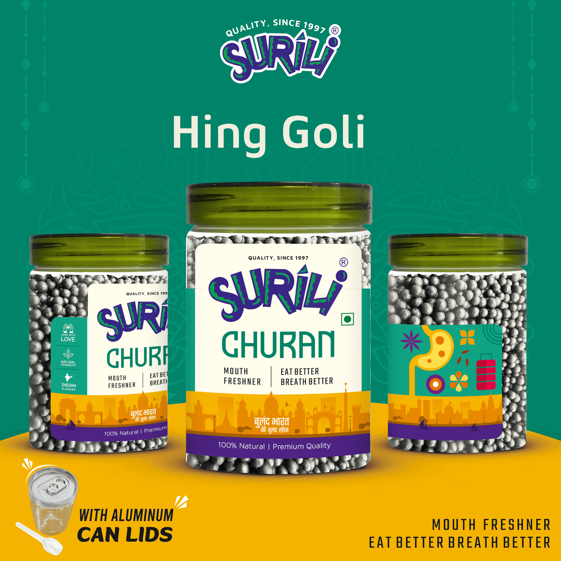 Hing Goli - Refresh, Anytime Anywhere.
Surili Mukhwas