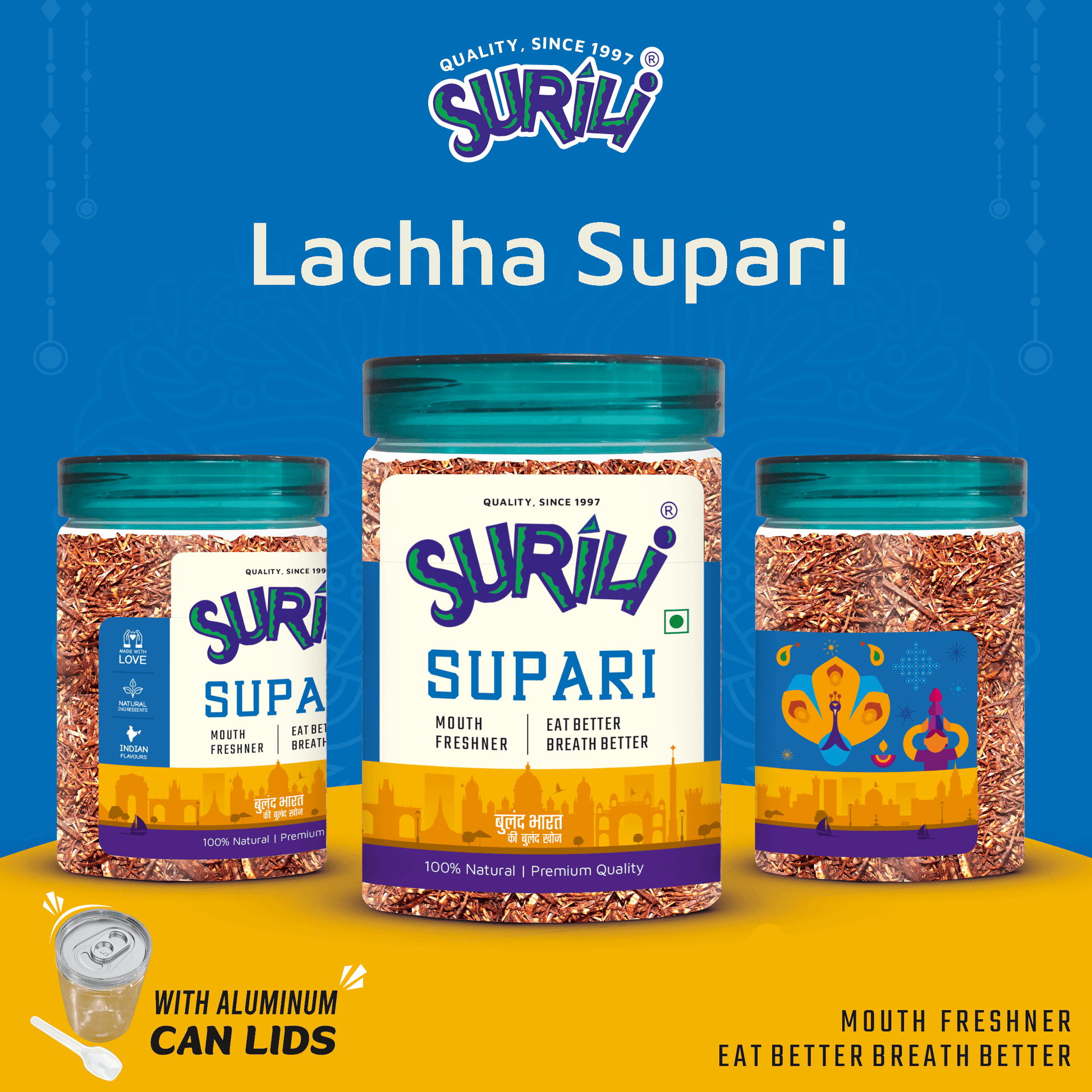 Lachha Supari - Refresh, Anytime Anywhere.
Surili Mukhwas