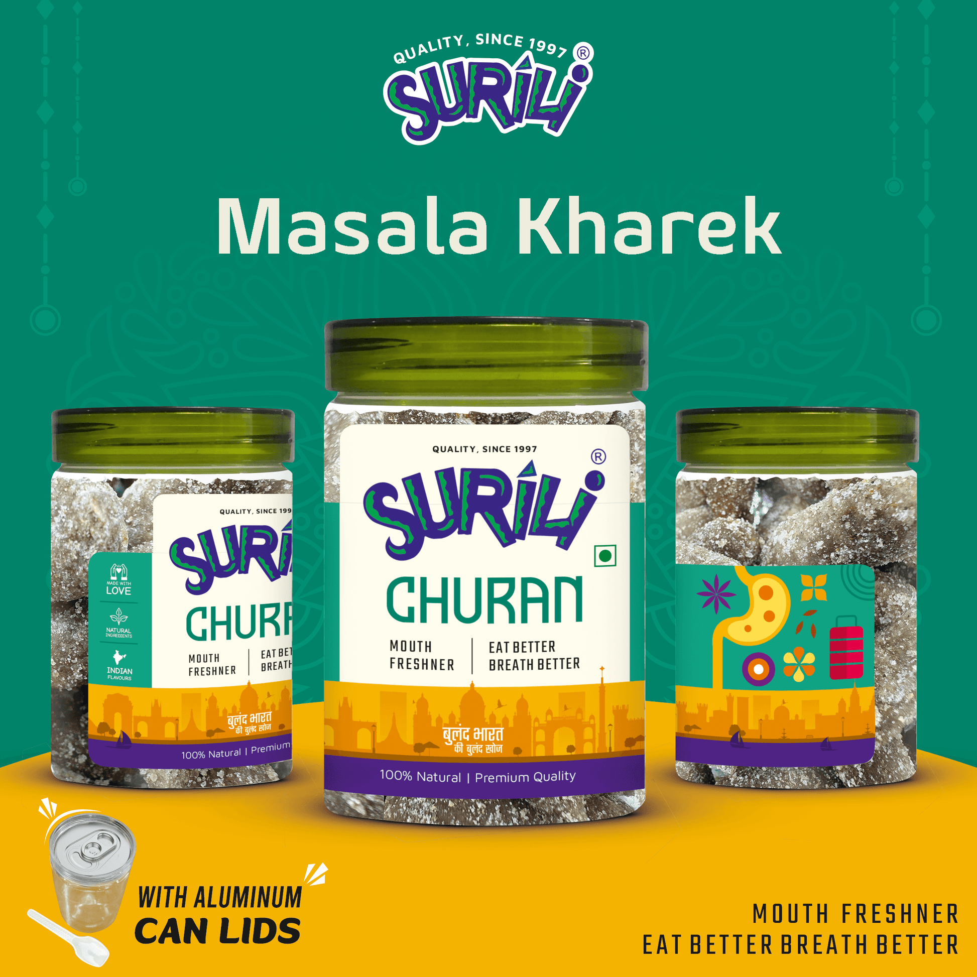 Masala Kharek - Refresh, Anytime Anywhere.
Surili Mukhwas