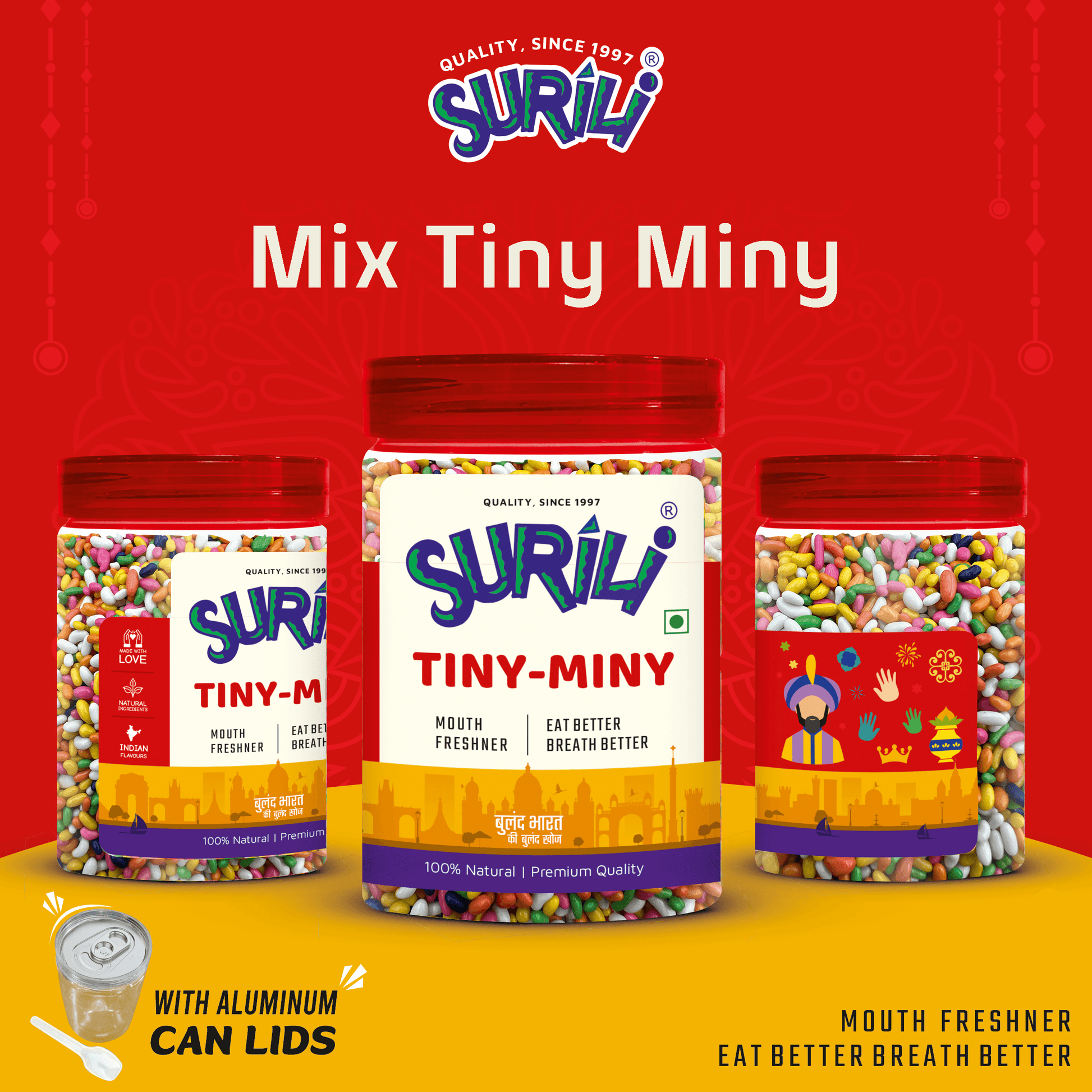 Mix Tiny miny - Refresh, Anytime Anywhere.
Surili Mukhwas