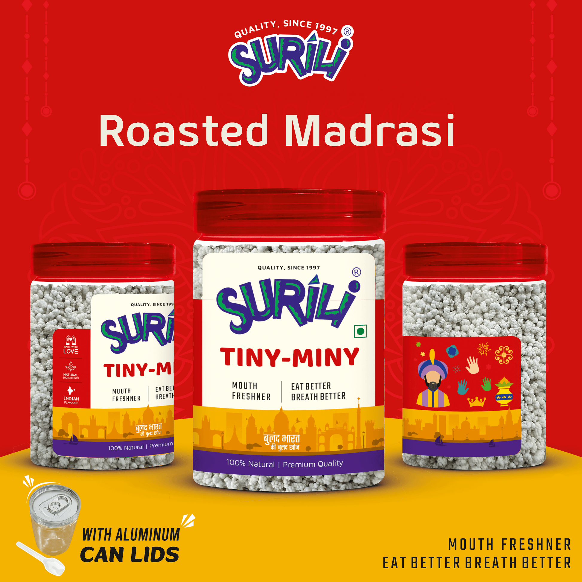 Roasted Madarasi - Refresh, Anytime Anywhere.
Surili Mukhwas