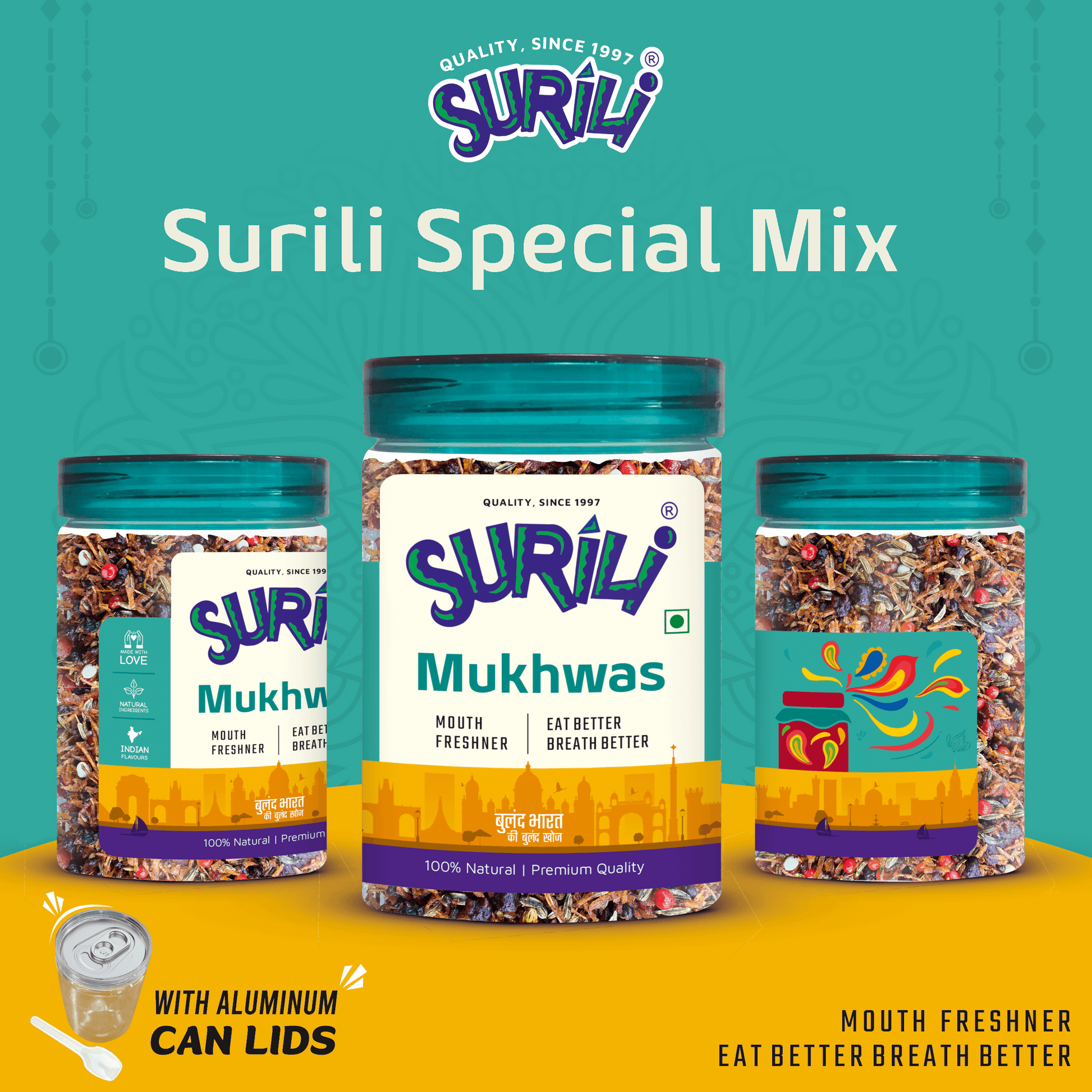 Surili Special Mukhwas - Refresh, Anytime Anywhere.
Surili Mukhwas