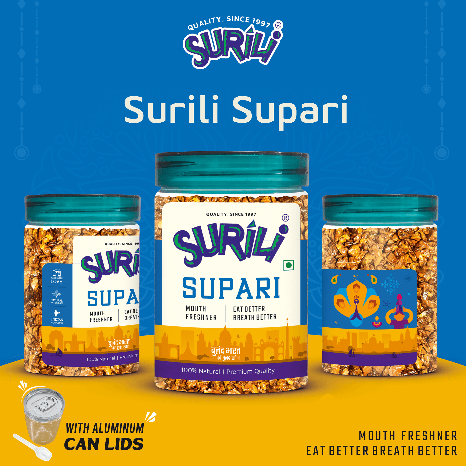 Surili Supari - Refresh, Anytime Anywhere.
Surili Mukhwas