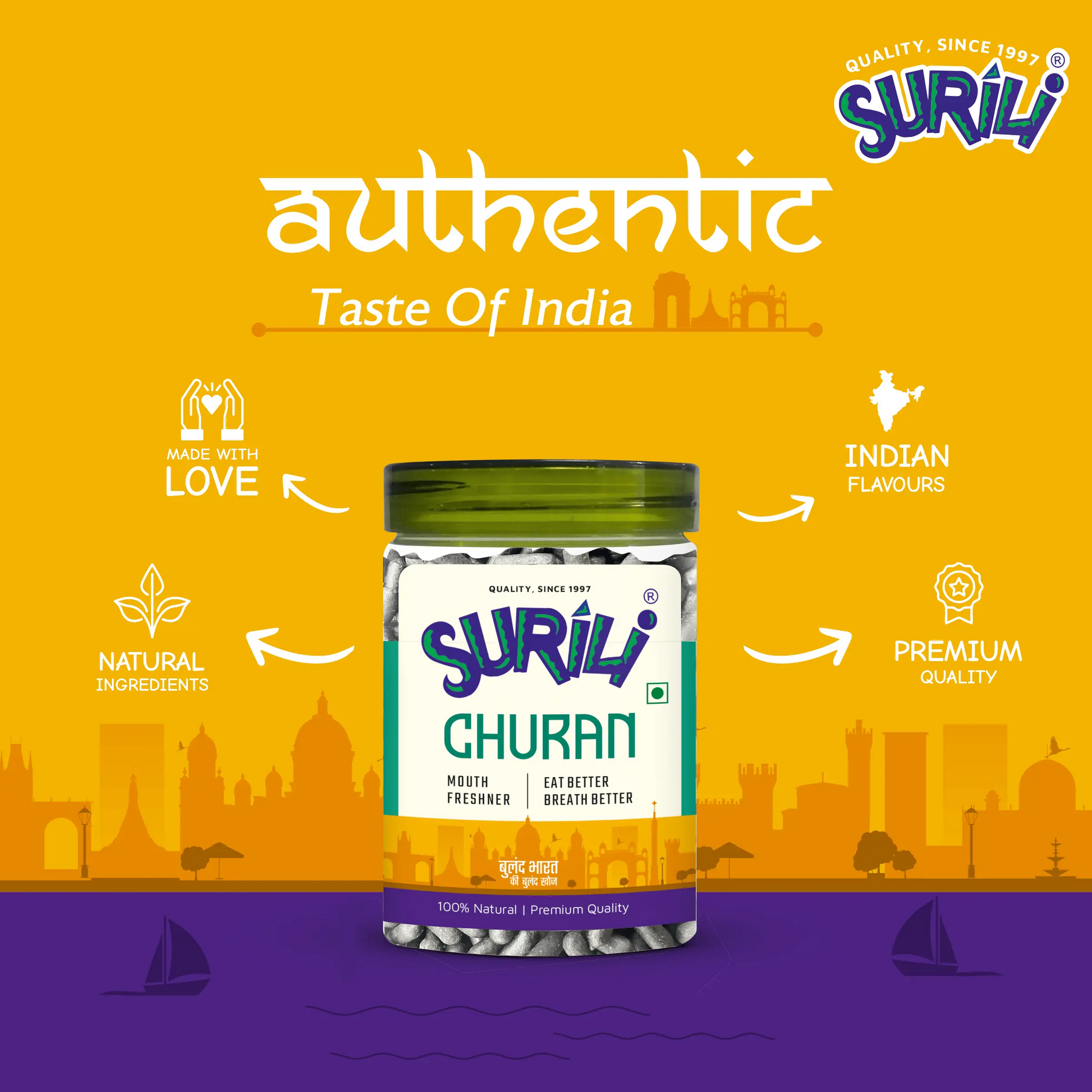 Harde vati - Refresh, Anytime Anywhere.
Surili Mukhwas